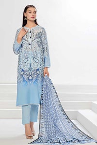UAE -3 Piece Unstitched Printed Lawn Suit CLP-32310