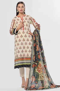 UAE -3 Piece Unstitched Printed Lawn Suit CLP-32324