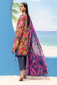UAE -3 Piece Unstitched Printed Lawn Suit CLP-42018