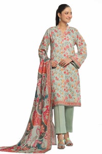 UAE -3 Piece Unstitched Printed Lawn Suit CLP-42085