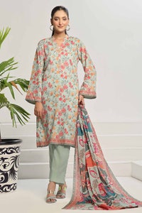 UAE -3 Piece Unstitched Printed Lawn Suit CLP-42085