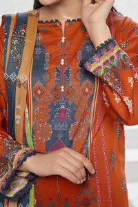 UAE -3 Piece Unstitched Printed Lawn Suit CLP-42092
