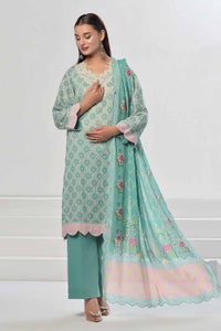 UAE -3 Piece Unstitched Embroidered Lawn Suit CLP-42104