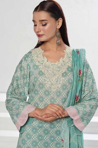 UAE -3 Piece Unstitched Embroidered Lawn Suit CLP-42104