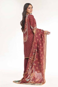 UAE -3 Piece Unstitched Printed Lawn Suit CLP-42129