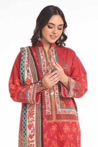 UAE -3 Piece Unstitched Printed Lawn Suit CLP-42130