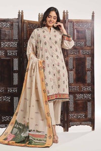 UAE -3 Piece Unstitched Printed Lawn Suit CLP-42131
