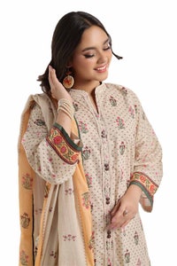 UAE -3 Piece Unstitched Printed Lawn Suit CLP-42131