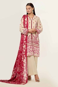 UAE -3 Piece Unstitched Printed Lawn Suit CLP-42165
