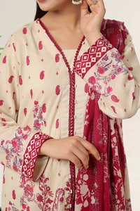 UAE -3 Piece Unstitched Printed Lawn Suit CLP-42165