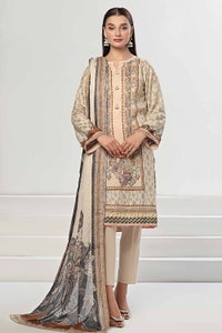 UAE -3 Piece Unstitched Printed Lawn Suit CLP-42173