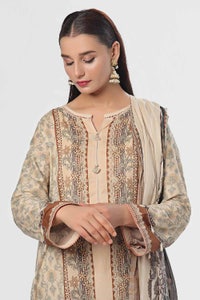 UAE -3 Piece Unstitched Printed Lawn Suit CLP-42173