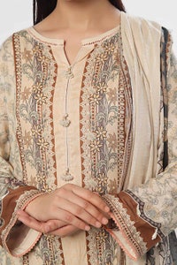 UAE -3 Piece Unstitched Printed Lawn Suit CLP-42173
