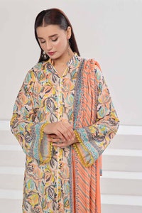 UAE -3 Piece Unstitched Printed Lawn Suit CLP-42192