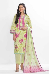 UAE -3 Piece Unstitched Printed Lawn Suit CLP-42193