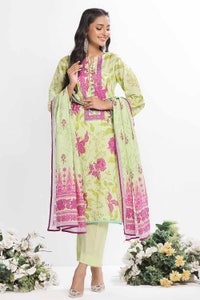 UAE -3 Piece Unstitched Printed Lawn Suit CLP-42193