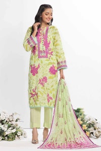 UAE -3 Piece Unstitched Printed Lawn Suit CLP-42193