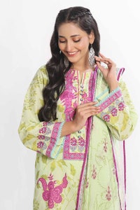 UAE -3 Piece Unstitched Printed Lawn Suit CLP-42193