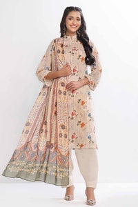 UAE -3 Piece Unstitched Printed Lawn Suit CLP-42199