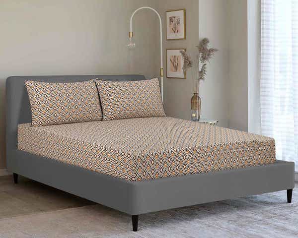 UAE -Coal T-150 Fitted Sheet Set