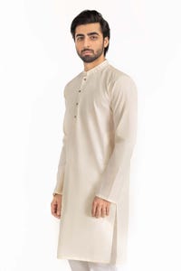 UAE -Cream Embroidered Kurta KR-EMB22-023