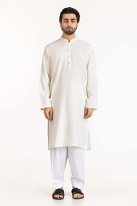UAE -Cream Embroidered Kurta KR-EMB24-011