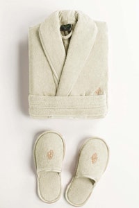 UAE -Cream Velour Bathrobe 23