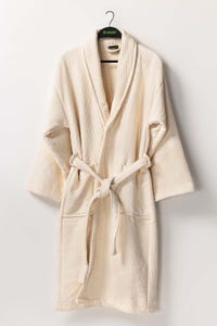 UAE -Cream Waffle Bathrobe