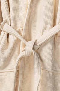 UAE -Cream Waffle Bathrobe
