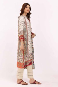 UAE -3 Piece Unstitched Printed Cotail Suit CV-42002