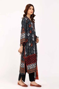 UAE -3 Piece Unstitched Printed Cotail Suit CV-42006