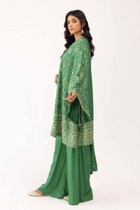 UAE -3 Piece Unstitched Embroidered Cotail Suit with Embroidered Cotail Dupatta CV-42007