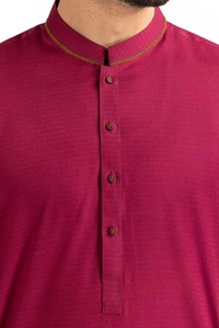 UAE -Dark Fuchsia Basic Kurta KR-STY24-011