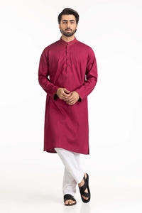 UAE -Dark Fuchsia Basic Kurta KR-STY24-011