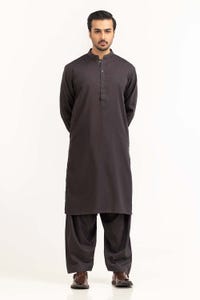 UAE -Maroon Embroidered Kurta KR-EMB23-022