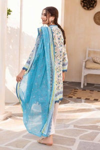 UAE -3PC Printed Lawn Unstitched Suit with Denting Lawn Dupatta DN-32109 A