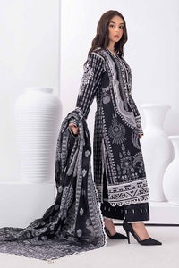 UAE -3PC Unstitched Embroidered Lawn Suit with Jacquard Dupatta MJ-32062