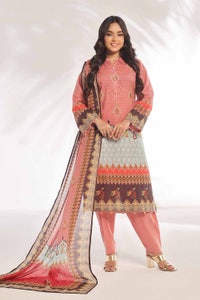 UAE -3 Piece Unstitched Printed Lawn Suit CLP-32281