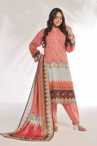 UAE -3 Piece Unstitched Printed Lawn Suit CLP-32281