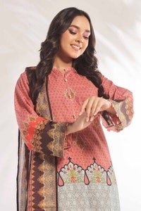 UAE -3 Piece Unstitched Printed Lawn Suit CLP-32281