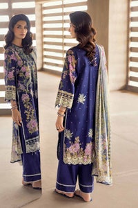 UAE -3PC Embroidered Cambric Unstitched Suit with Digital Printed Lawn Dupatta CBE-32013