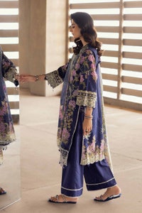 UAE -3PC Embroidered Cambric Unstitched Suit with Digital Printed Lawn Dupatta CBE-32013