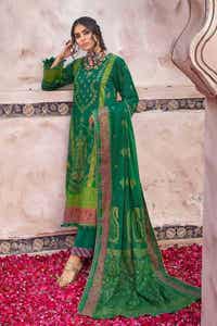 UAE -3PC Glitter Printed Lawn Unstitched Suit CL-32534 B