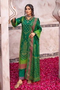UAE -3PC Glitter Printed Lawn Unstitched Suit CL-32534 B