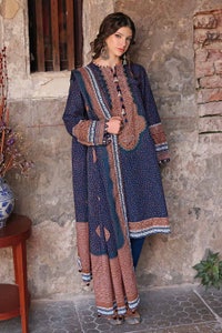 UAE -3PC Chunri Lawn Unstitched Suit CL-22069 A