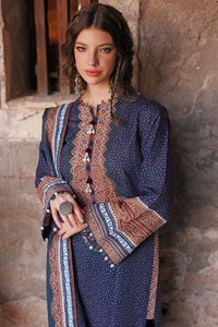 UAE -3PC Chunri Lawn Unstitched Suit CL-22069 A