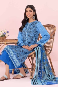 UAE -3PC Khaddar Unstitched Printed Suit WNS-22009 B