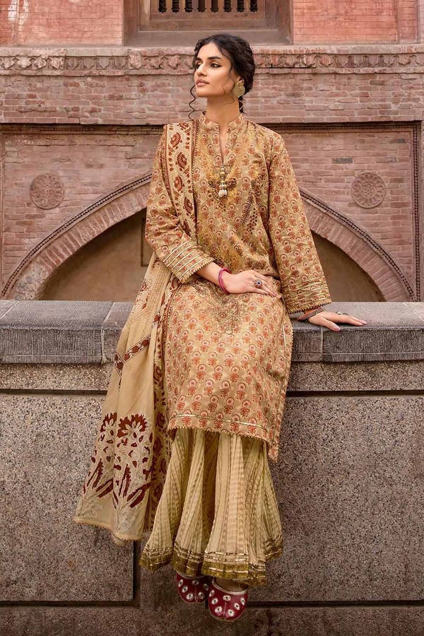 UAE -3PC Lawn Unstitched Foil Printed Suit CL-32445 A