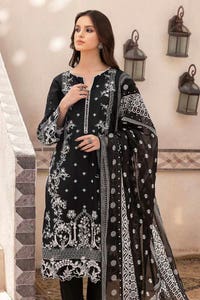 UAE -3PC Unstitched Embroidered Lawn Suit B-32036