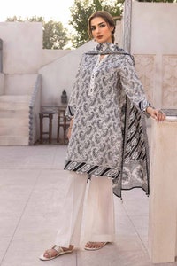 UAE -3PC Unstitched Printed Lawn Suit B-32029